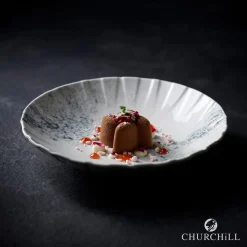 CHURCHILL Assiette coupe plate porcelaine vitrifiée Ø 27 cm Smoke Best