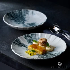 CHURCHILL Assiette coupe plate porcelaine vitrifiée Ø 27 cm Smoke Best