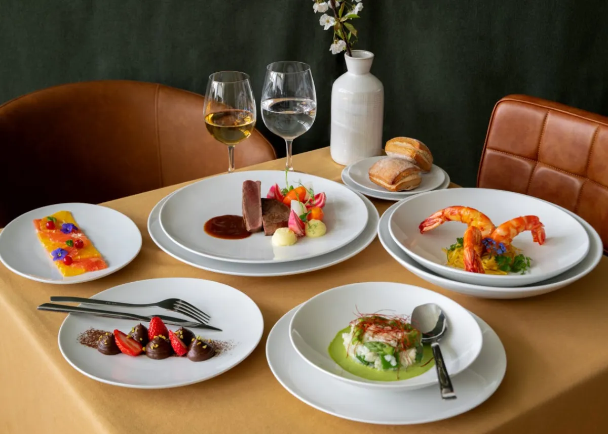 ACCOLADE Assiette coupe plate porcelaine Ø 15 cm Gusto Sale