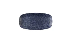 Assiette coupe plate rectangulaire Twilight porcelaine vitrifiée 15,3x29,8 cm Chroma - CHURCHILL New