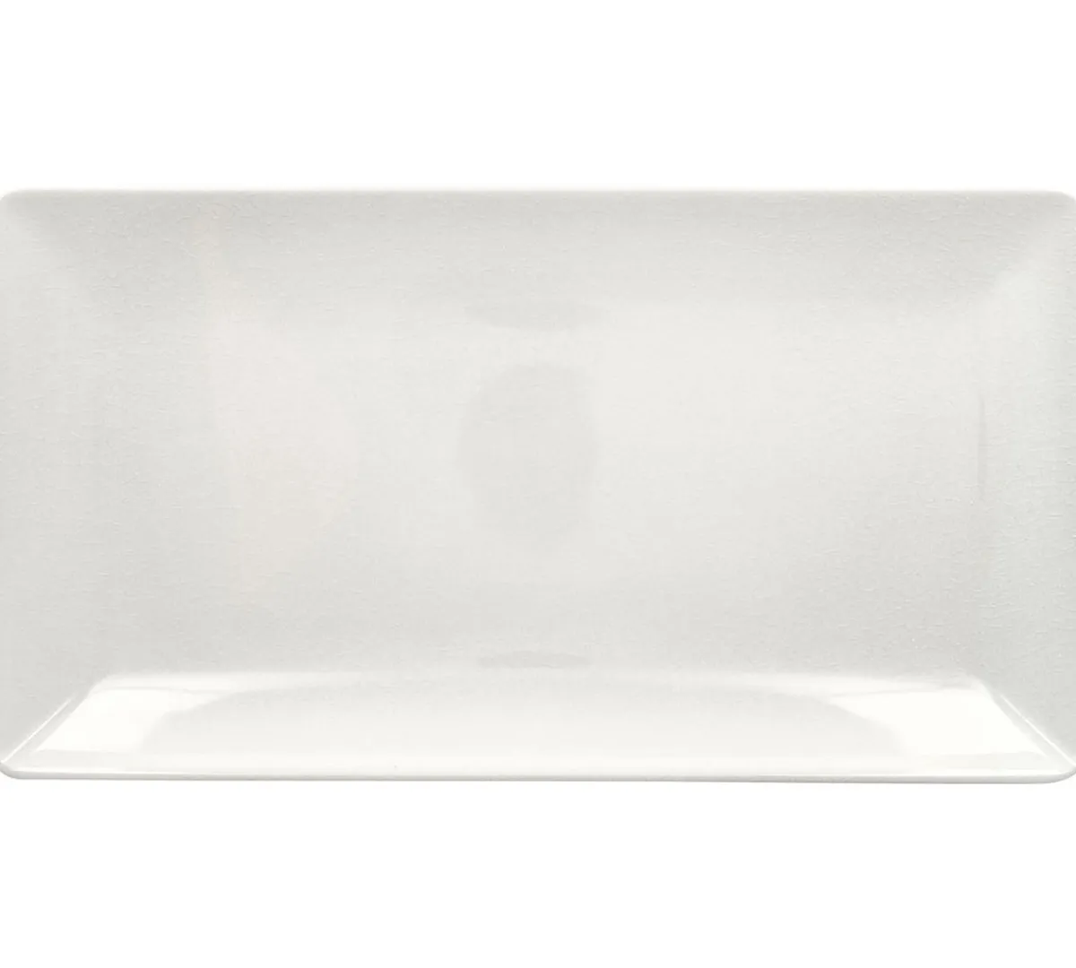 RAK Assiette coupe plate rectangulaire blanc porcelaine vitrifiée 33,8x18,3 cm Vintage Outlet