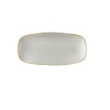 CHURCHILL Assiette coupe plate rectangulaire raw grey porcelaine vitrifiée 12,7x26,9 cm Stonecast Raw Best