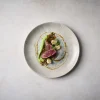 Assiette coupe plate rond Agate grey porcelaine vitrifiée Ø 26 cm Fusion - CHURCHILL Hot