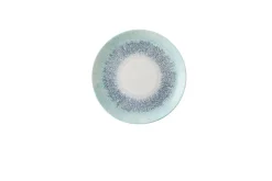 CHURCHILL Assiette coupe plate rond Aquamarine porcelaine vitrifiée Ø 21,7 cm Fusion