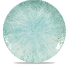 CHURCHILL Assiette coupe plate rond Aquamarine porcelaine vitrifiée Ø 28,8 cm Stone Aquamarine Online