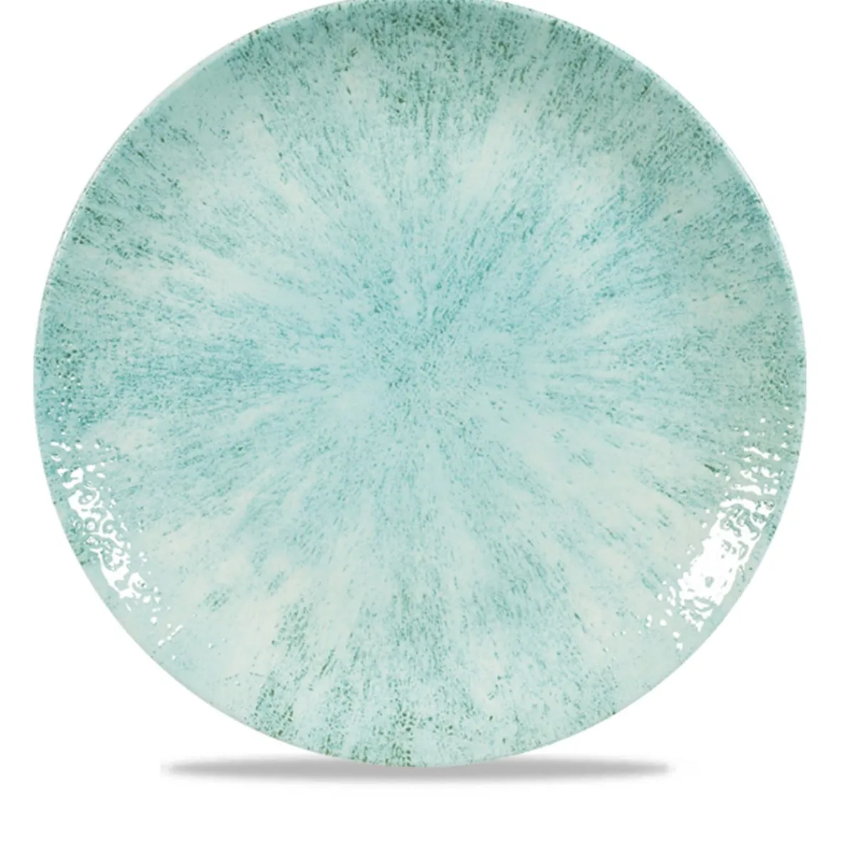 CHURCHILL Assiette coupe plate rond Aquamarine porcelaine vitrifiée Ø 28,8 cm Stone Aquamarine Online