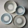 Assiette coupe plate rond Aquamarine porcelaine vitrifiée Ø 28 cm Fusion - CHURCHILL Online