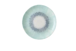Assiette coupe plate rond Aquamarine porcelaine vitrifiée Ø 28 cm Fusion - CHURCHILL Online