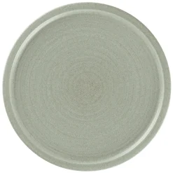 Assiette coupe plate rond Aqua Green porcelaine vitrifiée Ø 20,4 cm Selva - RAK Discount