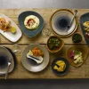 CHURCHILL Assiette coupe plate rond aqueous bayou porcelaine vitrifiée Ø 28,8 cm Stonecast Aquaeous Outlet