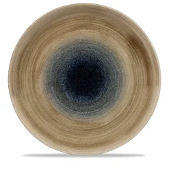 CHURCHILL Assiette coupe plate rond aqueous bayou porcelaine vitrifiée Ø 28,8 cm Stonecast Aquaeous Outlet