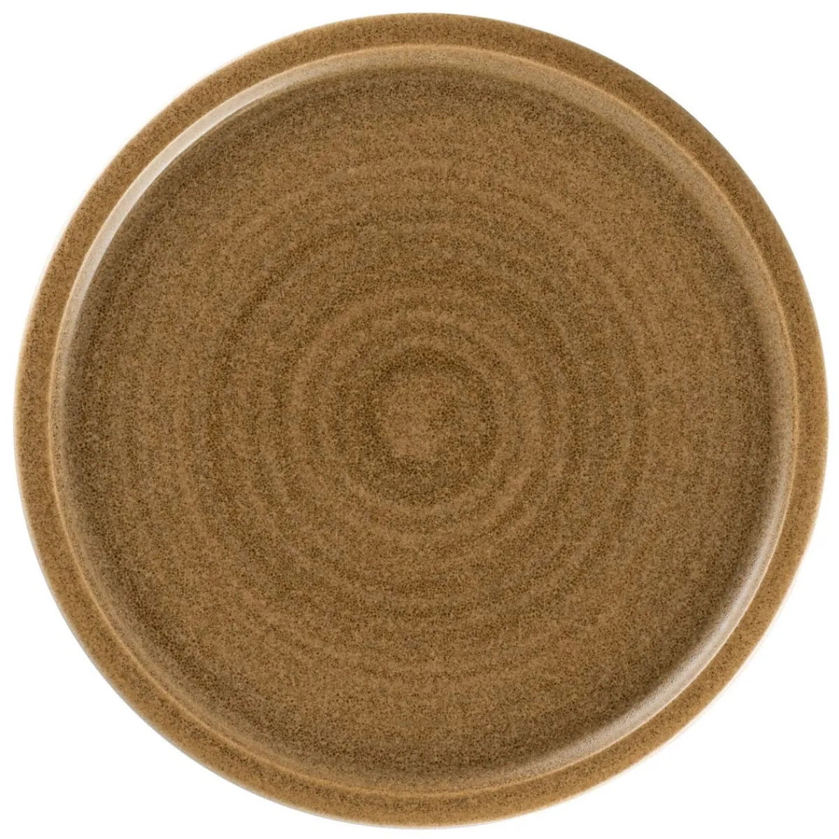 Assiette coupe plate rond Autumn Brown porcelaine vitrifiée Ø 20,4 cm Selva - RAK Online