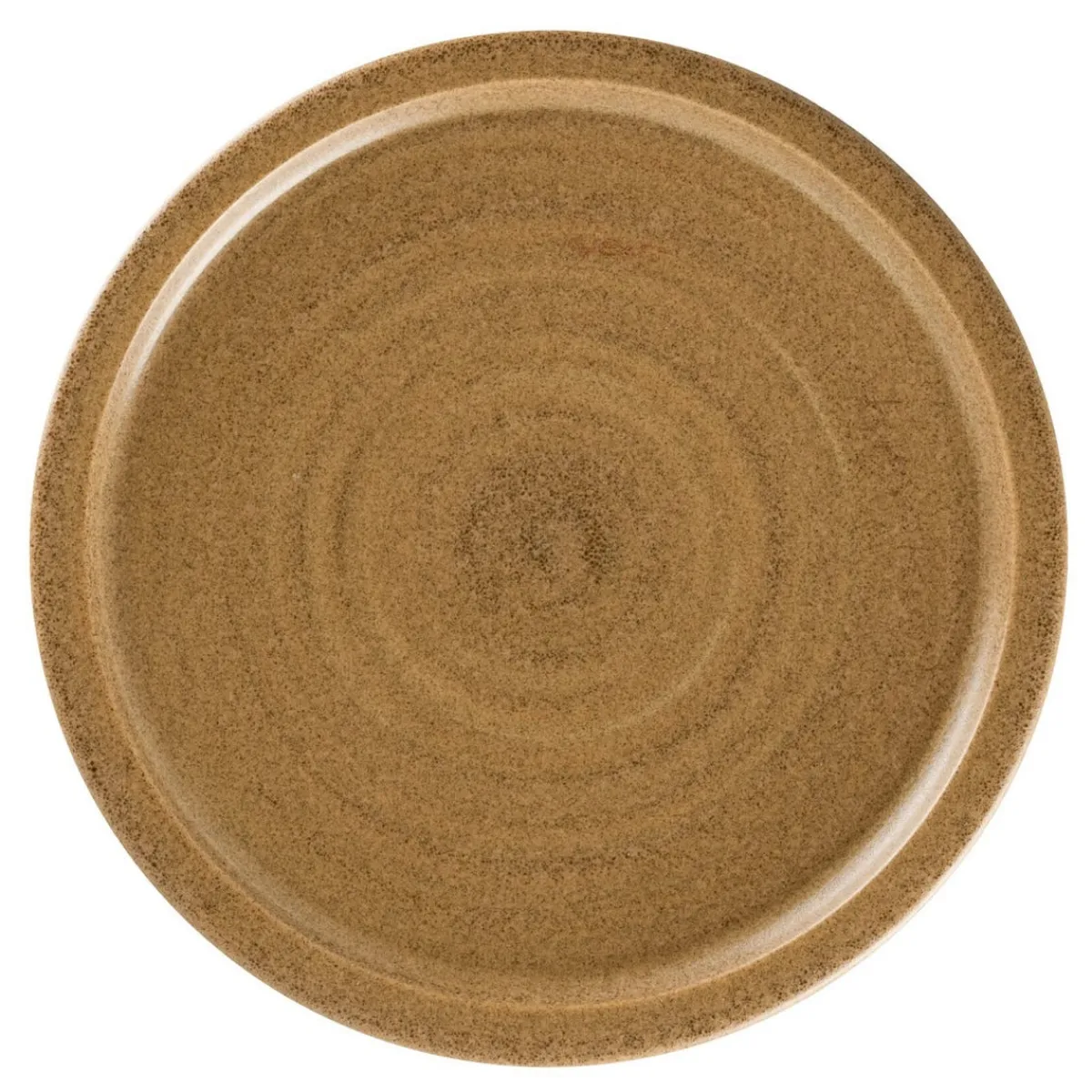 RAK Assiette coupe plate rond Autumn Brown porcelaine vitrifiée Ø 16,2 cm Selva Outlet