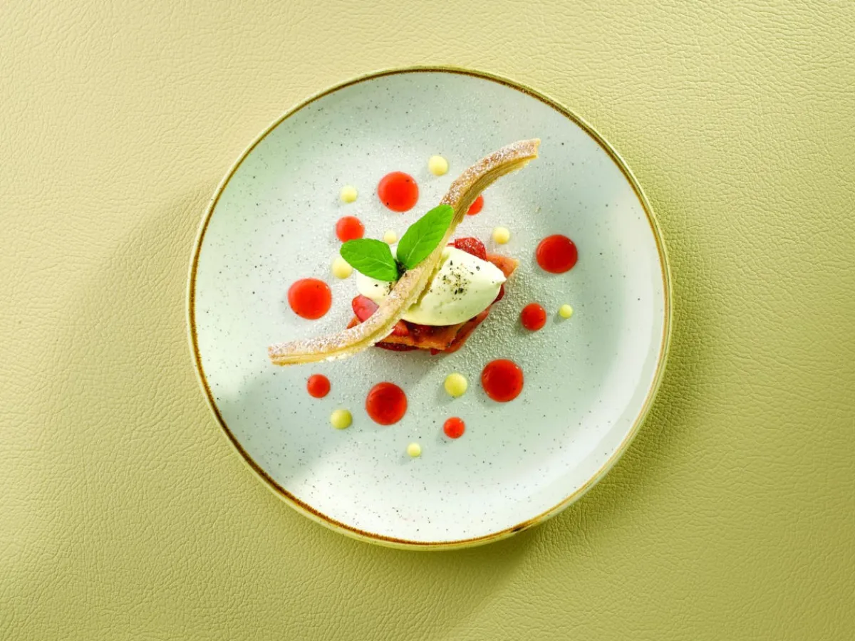 Assiette coupe plate rond barley white porcelaine vitrifiée Ø 21,7 cm Stonecast Barley - CHURCHILL Outlet