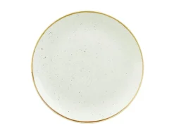 CHURCHILL Assiette coupe plate rond barley white porcelaine vitrifiée Ø 23 cm Evolve Stonecast Best