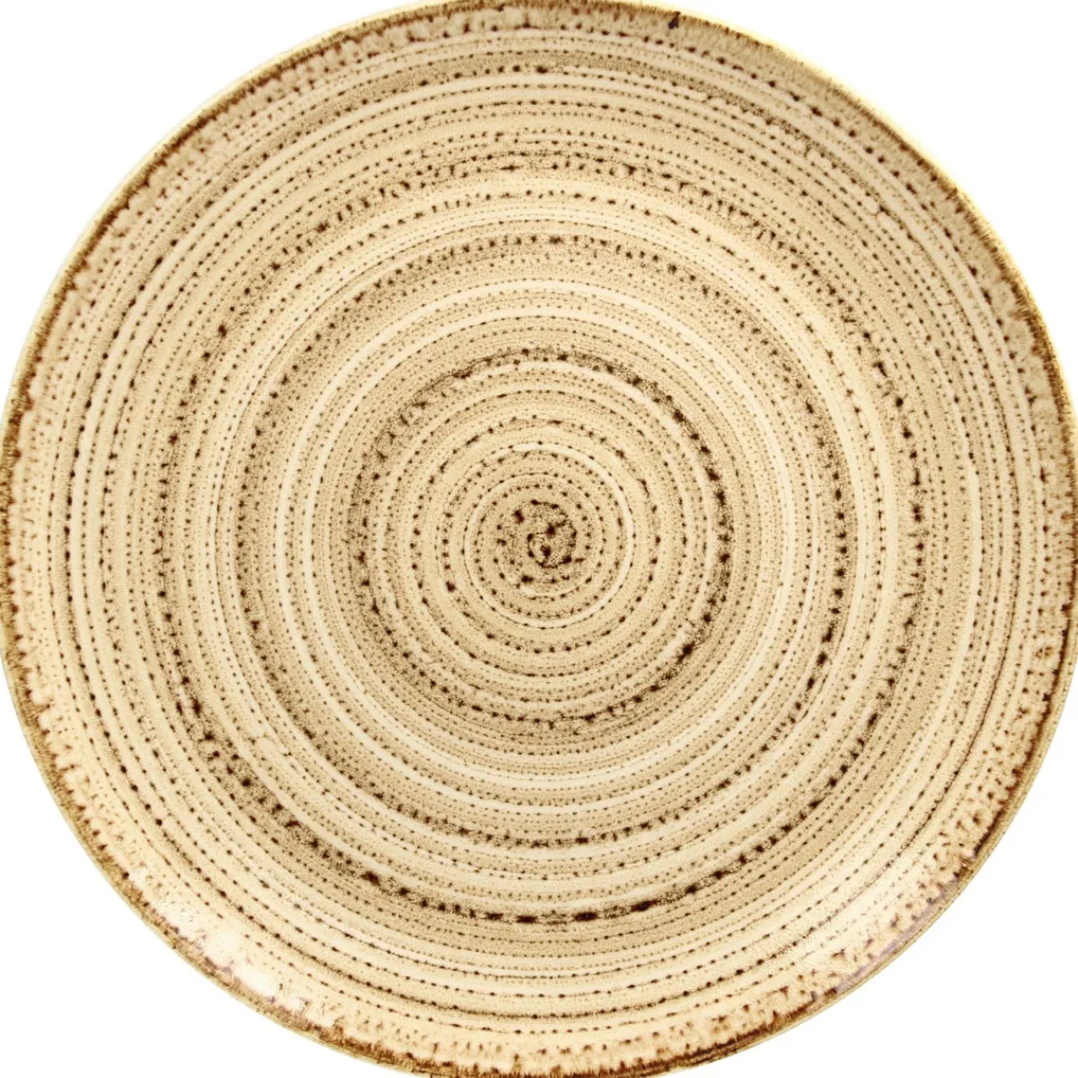 RAK Assiette coupe plate rond beach porcelaine vitrifiée Ø 30,7 cm Twirl Online