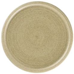 Assiette coupe plate rond beige porcelaine vitrifiée Ø 20,4 cm Selva - RAK Discount