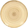 RAK Assiette coupe plate rond beige porcelaine vitrifiée Ø 24 cm Twirl