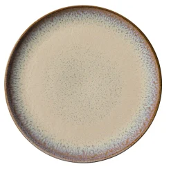 Assiette coupe plate rond beige porcelaine Ø 27 cm Savanna - ACCOLADE Outlet