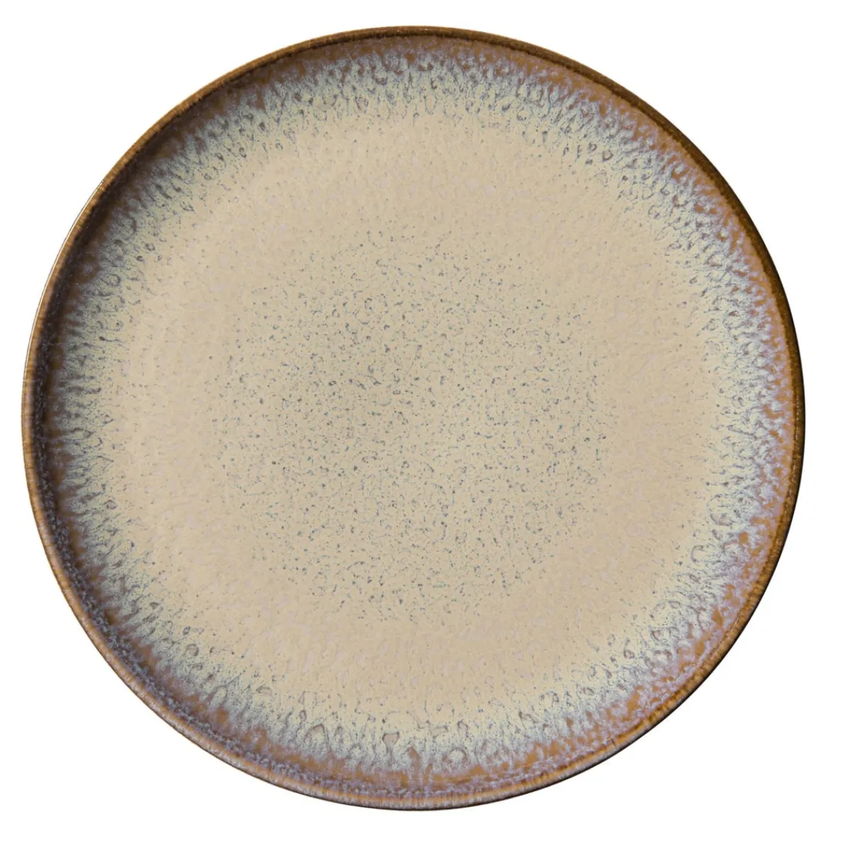 Assiette coupe plate rond beige porcelaine Ø 27 cm Savanna - ACCOLADE Outlet