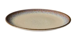 ACCOLADE Assiette coupe plate rond beige porcelaine Ø 24 cm Savanna