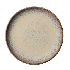 ACCOLADE Assiette coupe plate rond beige porcelaine Ø 24 cm Savanna