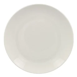 Assiette coupe plate rond blanc porcelaine vitrifiée Ø 29,3 cm Vintage - RAK Online