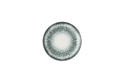 Assiette coupe plate rond Black porcelaine vitrifiée Ø 16,5 cm Inked Lume - CHURCHILL Hot