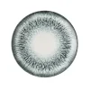 Assiette coupe plate rond Black porcelaine vitrifiée Ø 26 cm Inked Lume - CHURCHILL