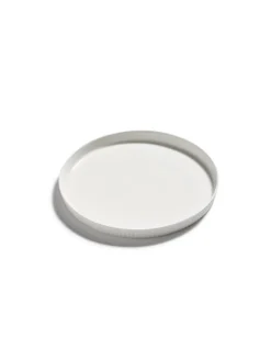 Assiette coupe plate rond blanc porcelaine bone china Ø 20 cm Nido - SERAX Clearance