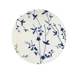 Assiette coupe plate rond blanc porcelaine Ø 20 cm Flora - ESSENTIALS COLLECTION Best