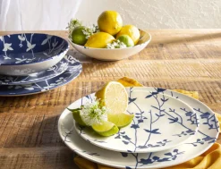 Assiette coupe plate rond blanc porcelaine Ø 20 cm Flora - ESSENTIALS COLLECTION Best