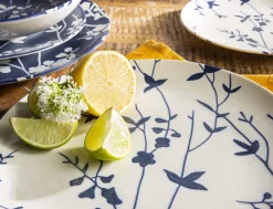 Assiette coupe plate rond blanc porcelaine Ø 26 cm Flora - ESSENTIALS COLLECTION Sale