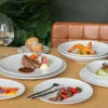 ACCOLADE Assiette coupe plate rond blanc porcelaine Ø 17 cm Gusto Clearance