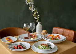 Assiette coupe plate rond blanc porcelaine Ø 25 cm Gusto - ACCOLADE Best