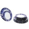 Assiette coupe plate rond blanc porcelaine Ø 20 cm Zebra - ESSENTIALS COLLECTION New