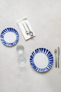 Assiette coupe plate rond blanc porcelaine Ø 20 cm Zebra - ESSENTIALS COLLECTION New