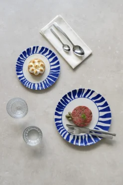 Assiette coupe plate rond blanc porcelaine Ø 20 cm Zebra - ESSENTIALS COLLECTION New
