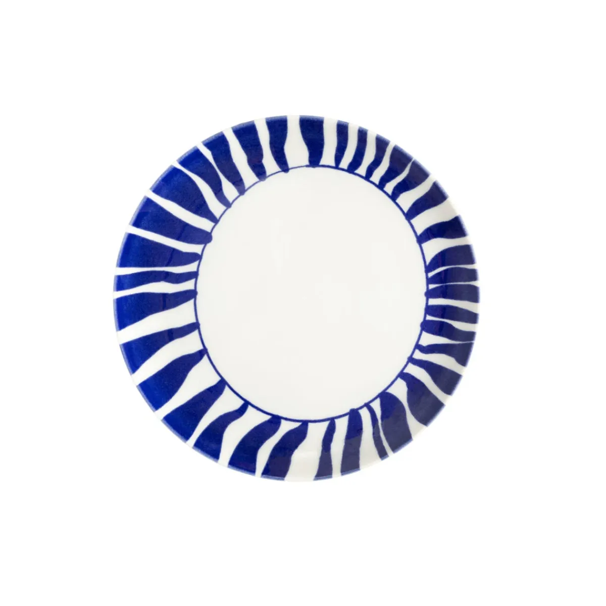 Assiette coupe plate rond blanc porcelaine Ø 20 cm Zebra - ESSENTIALS COLLECTION New