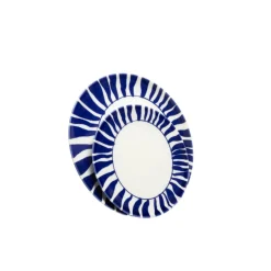 Assiette coupe plate rond blanc porcelaine Ø 20 cm Zebra - ESSENTIALS COLLECTION New