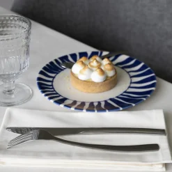 Assiette coupe plate rond blanc porcelaine Ø 20 cm Zebra - ESSENTIALS COLLECTION New