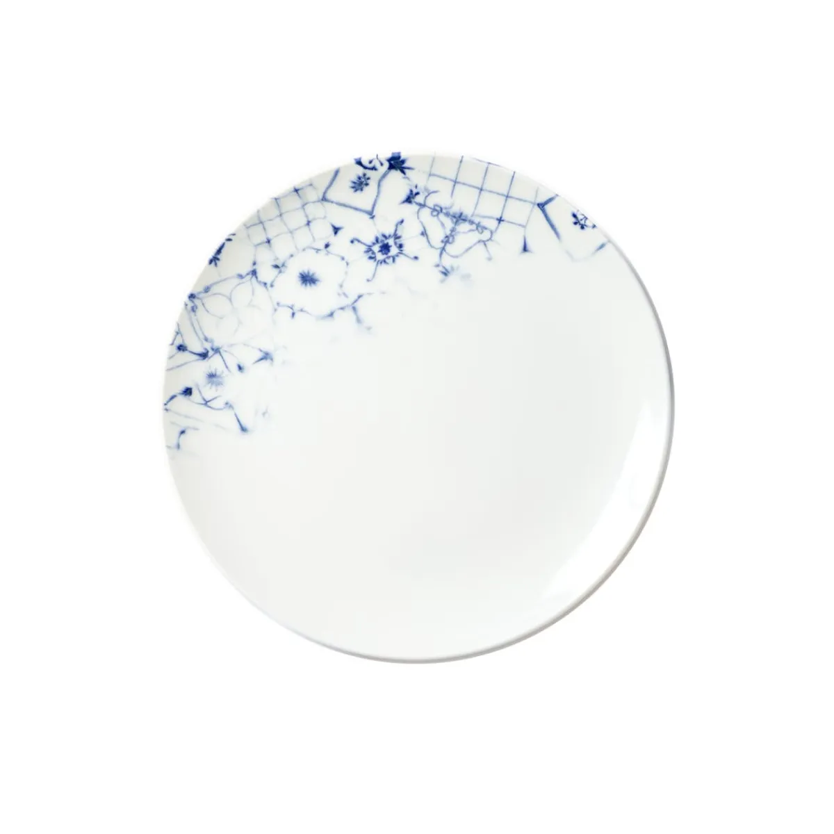 ESSENTIALS COLLECTION Assiette coupe plate rond blanc porcelaine Ø 20 cm Corfu Clearance