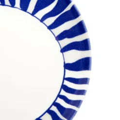 ESSENTIALS COLLECTION Assiette coupe plate rond blanc porcelaine Ø 26 cm Zebra Sale