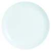 Assiette coupe plate rond blanc verre opal Ø 27 cm Diwali - LUMINARC Outlet
