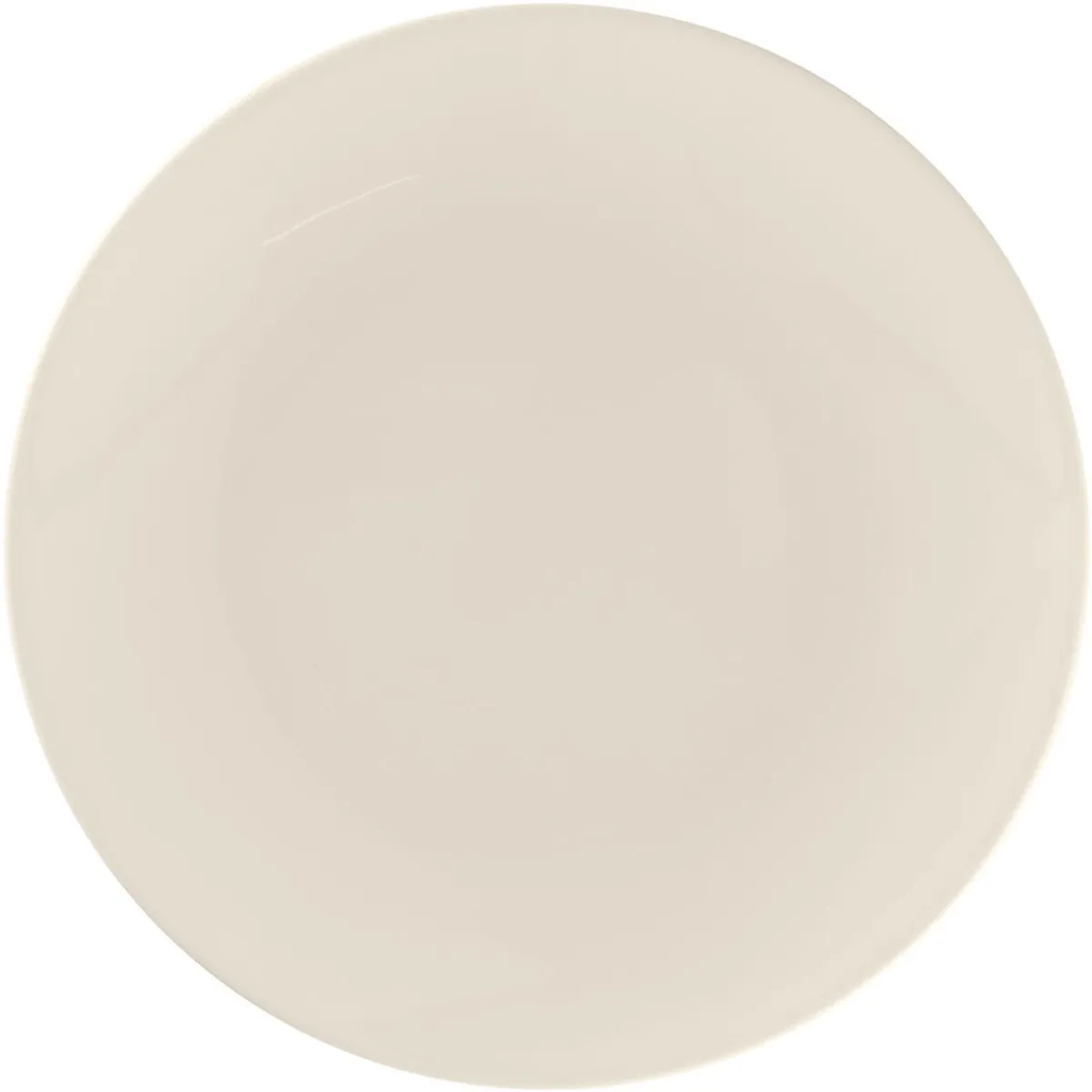 Assiette coupe plate rond blanc porcelaine bone china Ø 23 cm Bravura - RAK New