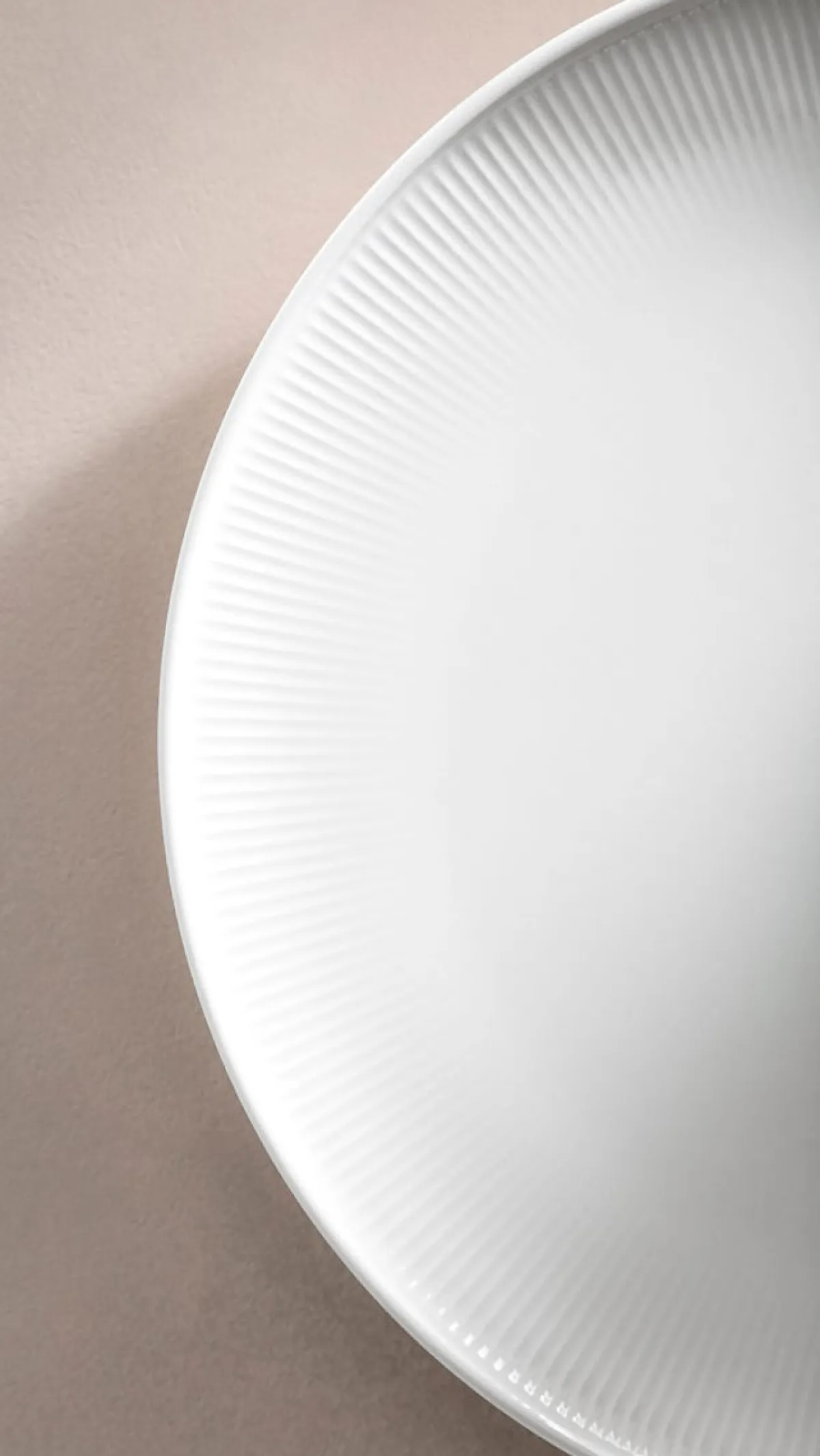 Assiette coupe plate rond blanc porcelaine Ø 24 cm Afina - VILLEROY & BOCH New