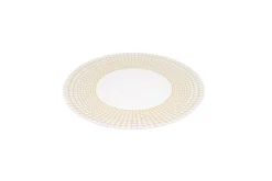 Assiette coupe plate rond blanc porcelaine Ø 32 cm  Couronne - DEGRENNE Outlet