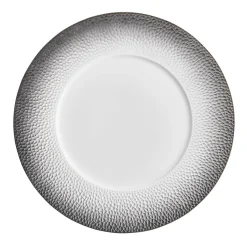 Assiette coupe plate rond blanc porcelaine de limoges Ø 32 cm L' Fragment - DEGRENNE Discount