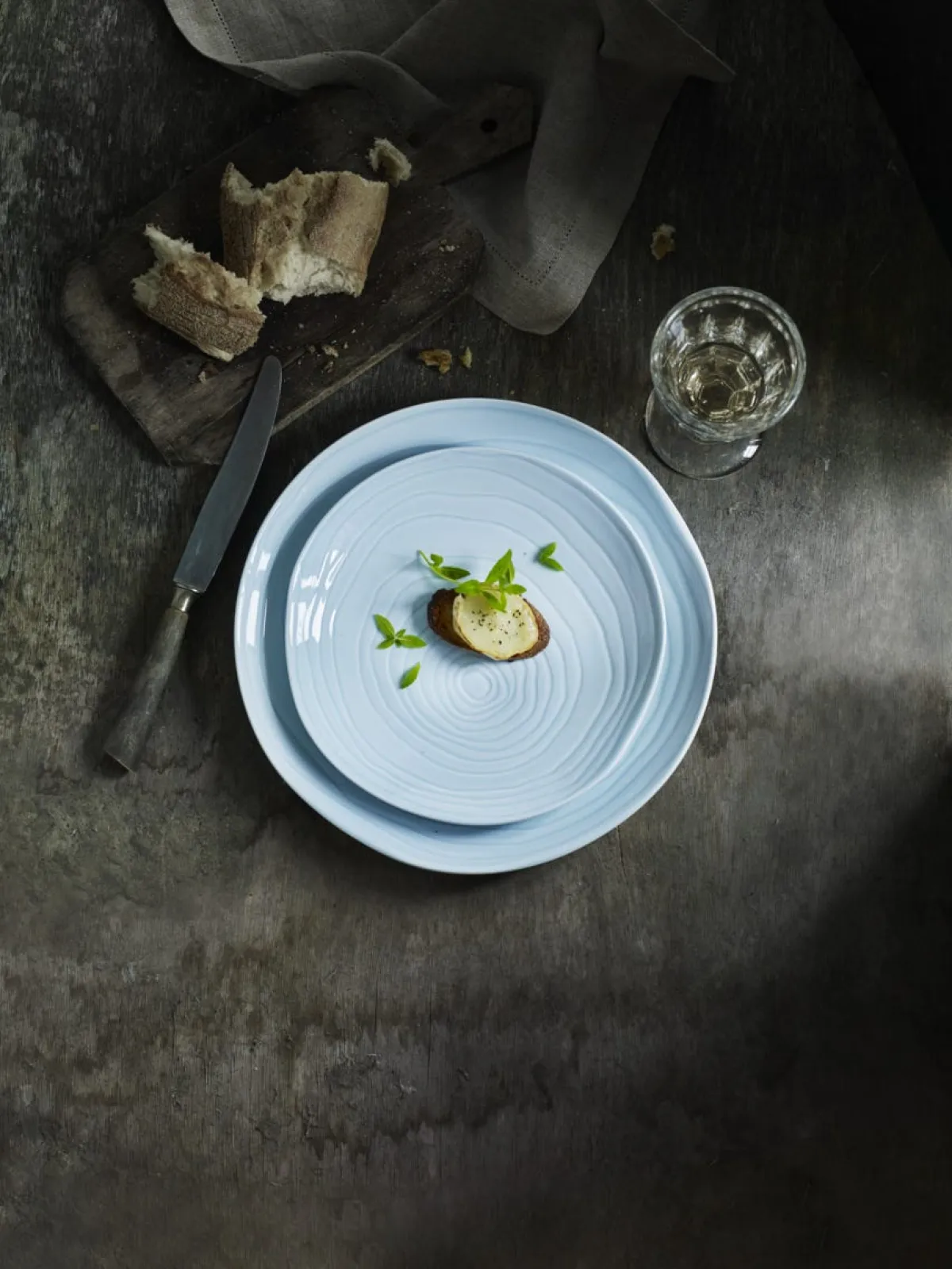 PILLIVUYT Assiette coupe plate rond blanc porcelaine culinaire Ø 21 cm Teck
