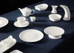 Assiette coupe plate rond blanc porcelaine bone china Ø 30 cm Bravura - RAK Online